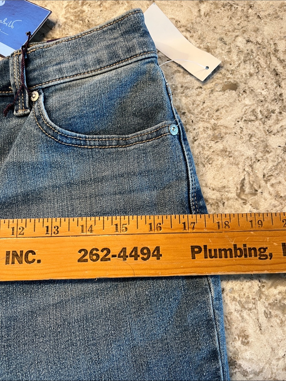 Gloria Vanderbilt Amanda Slimming Jeans Mid-Blue Jeans SZ 6 - Picture 8 of 8
